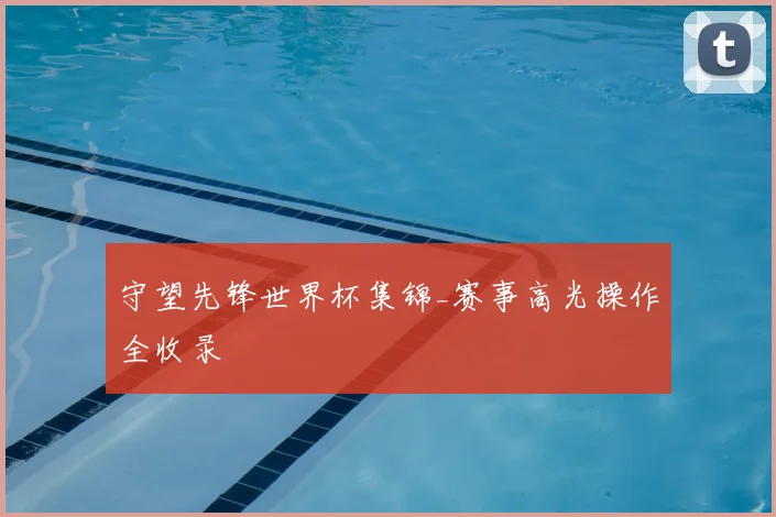 守望先锋世界杯集锦_赛事高光操作全收录